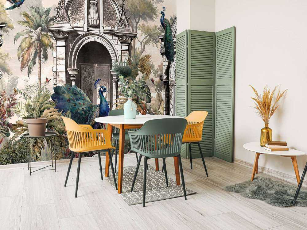 Peacocks in the Garden of Paradise