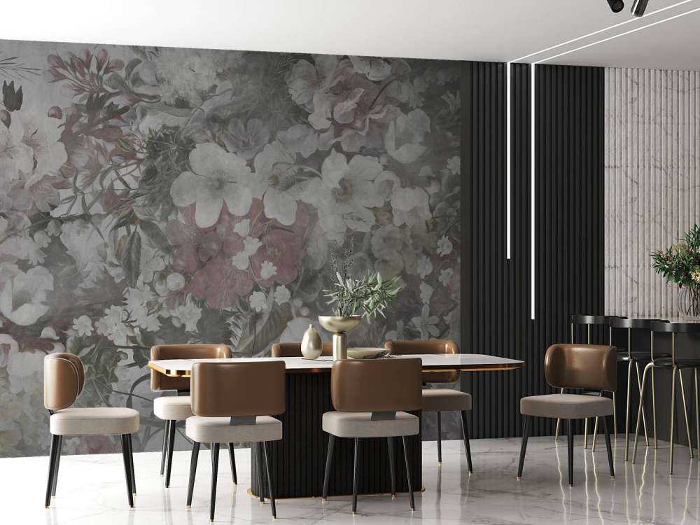 Apple Blossom and Anemones