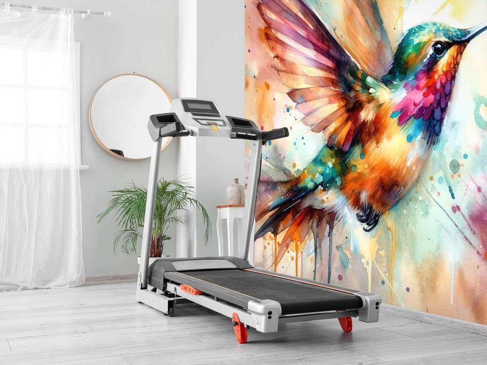 Iridescent Hummingbird Mid Flight