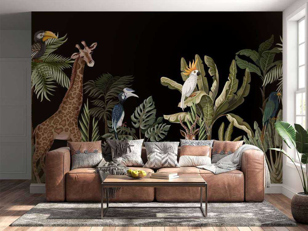 Various jungle animals