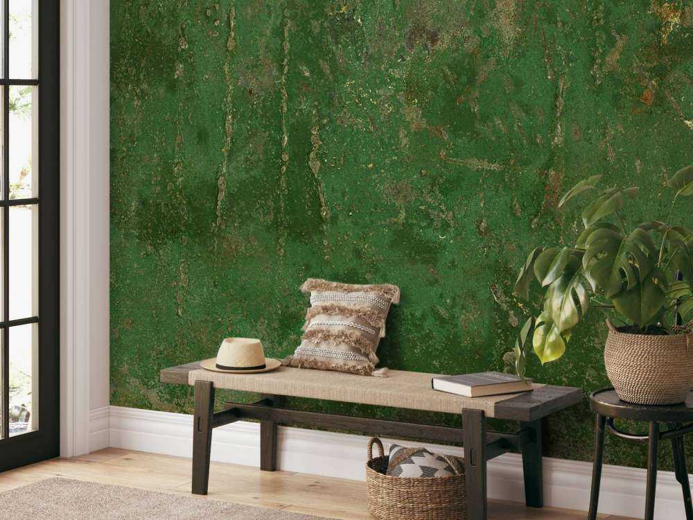 Green oxidised metal