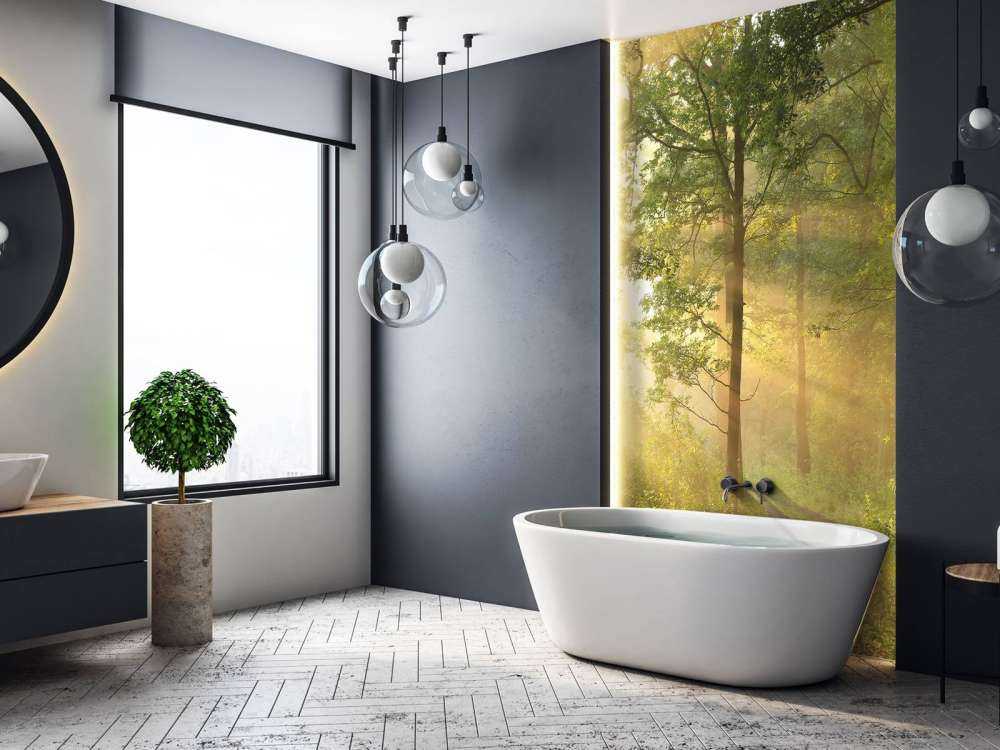 Misty spring morning