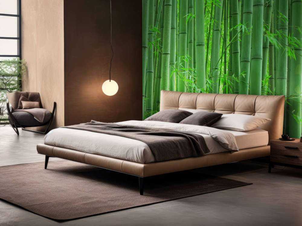 Closeup bamboo forest