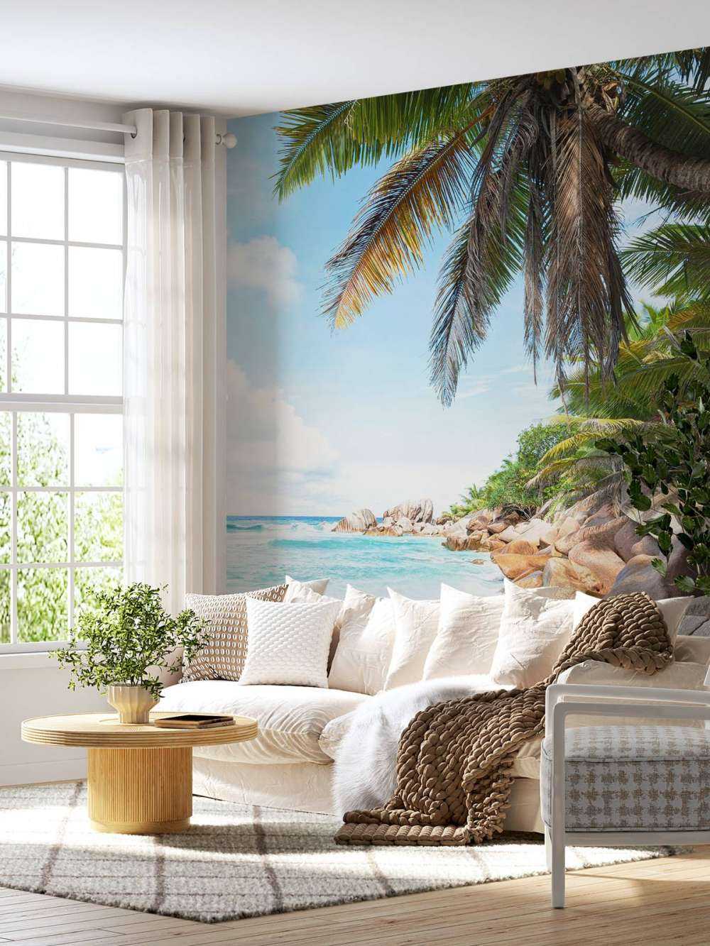 Beautiful tropical sand beach