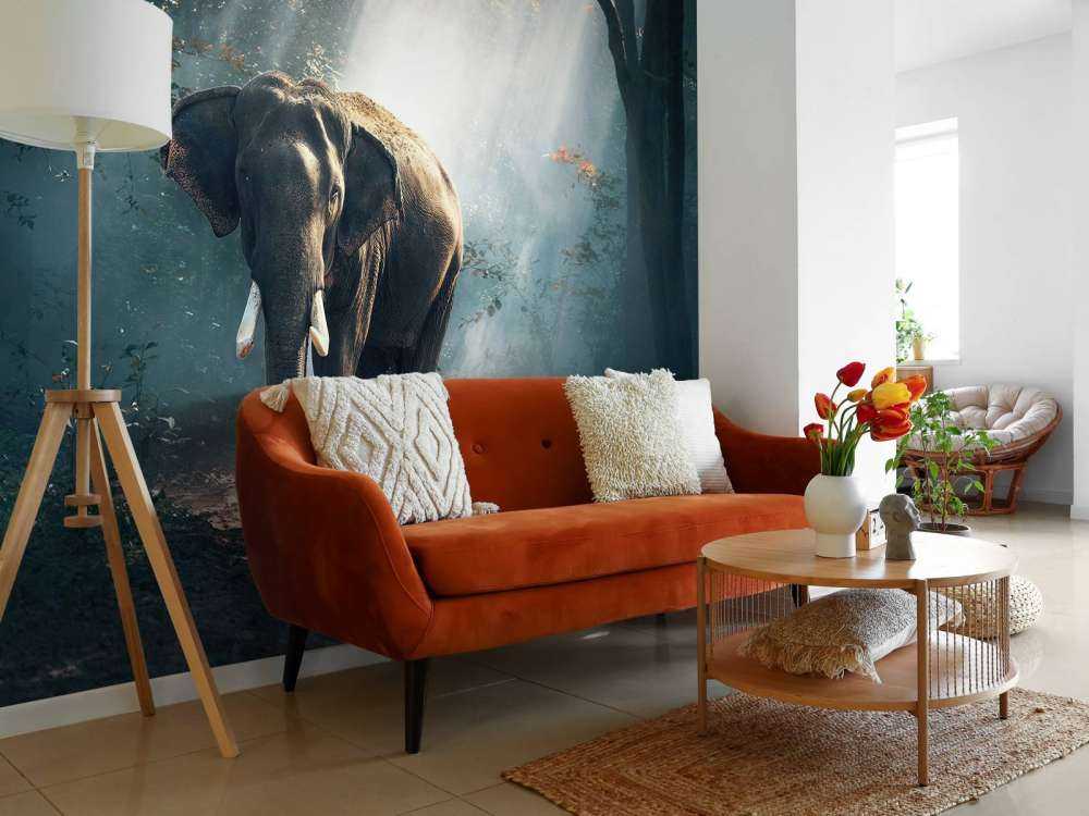 Elephant in a jungle