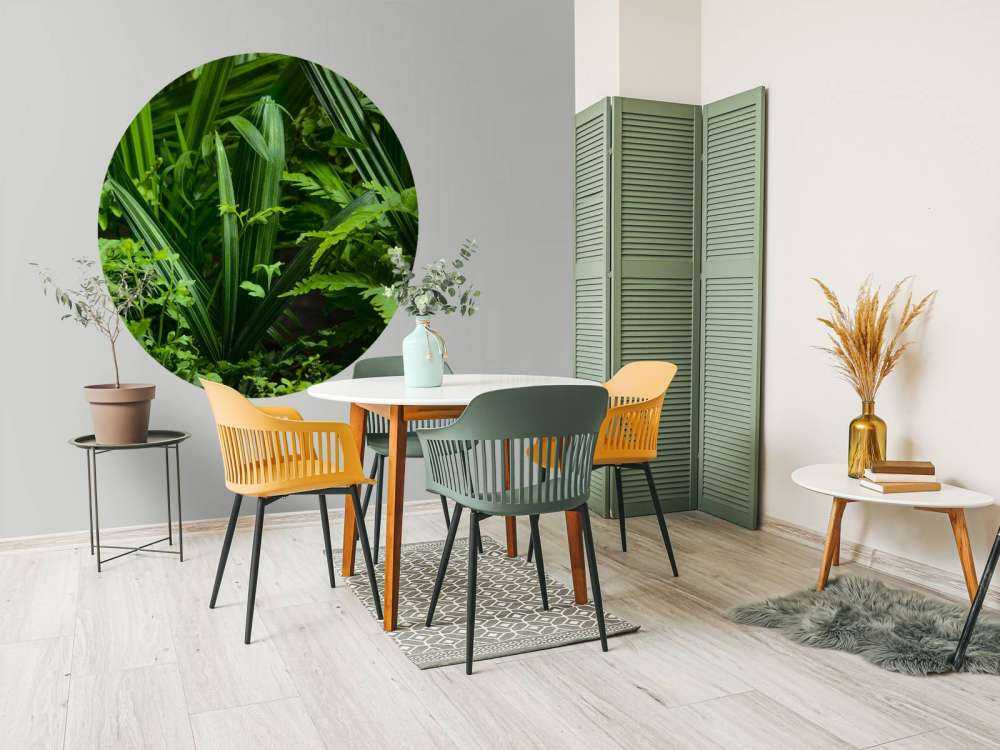 Panorama with plants