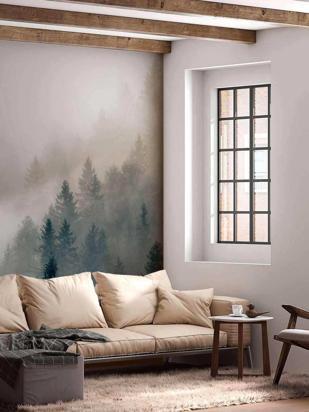 Cortina d'Ampezzo during the fog