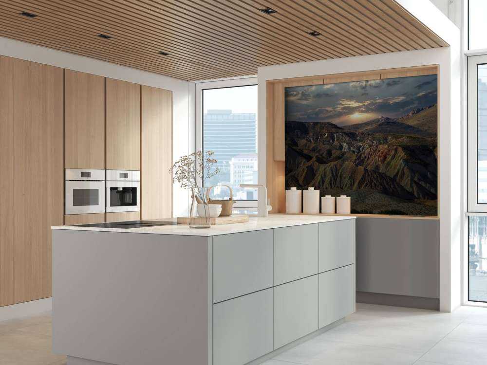 Sunset in the mountains