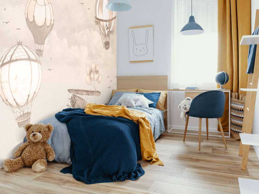 Sky Balloons in taupe