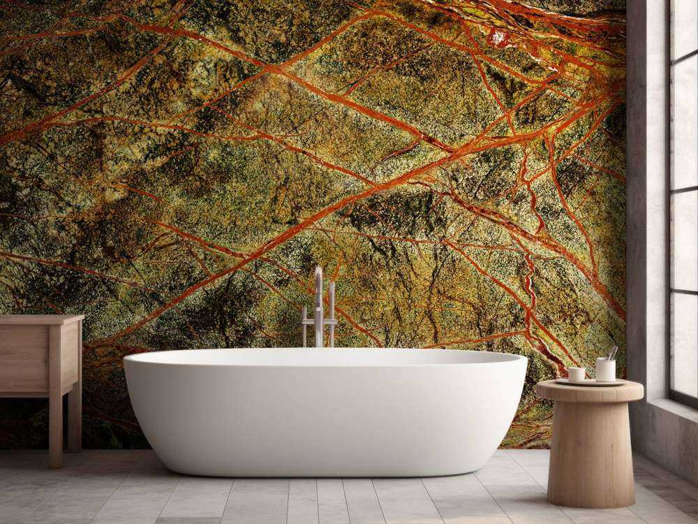 Marble with fine structure