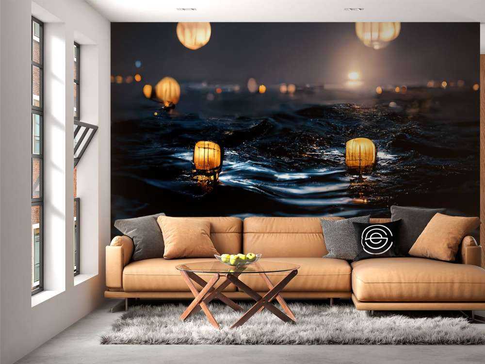 Lanterns over the water