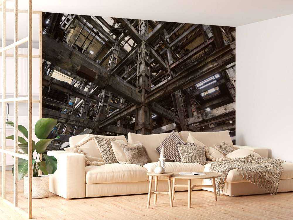 Old abandoned coal laundry