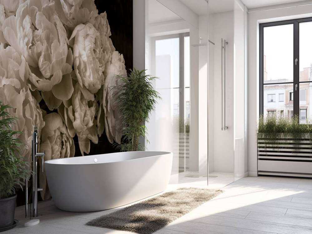 Bunch of peonies vintage