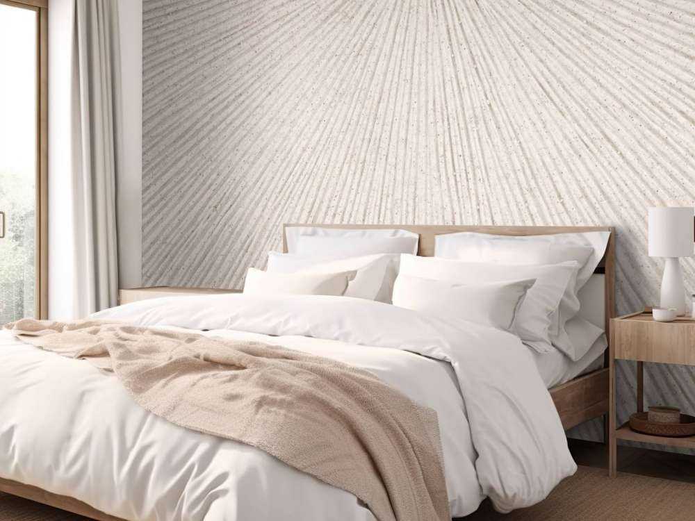 Structure with lines in linen brown