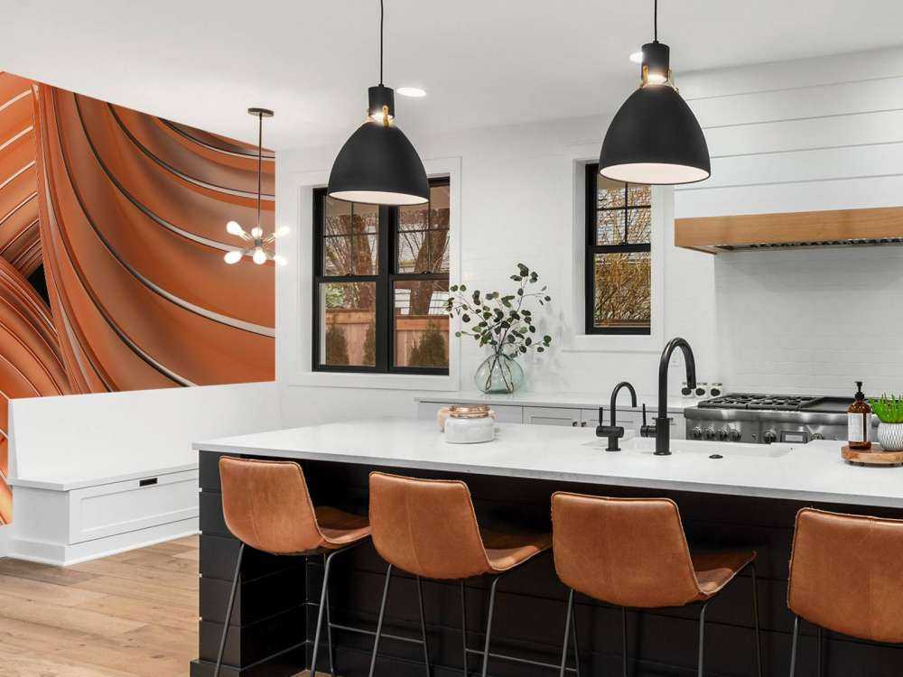 Golden 3d background