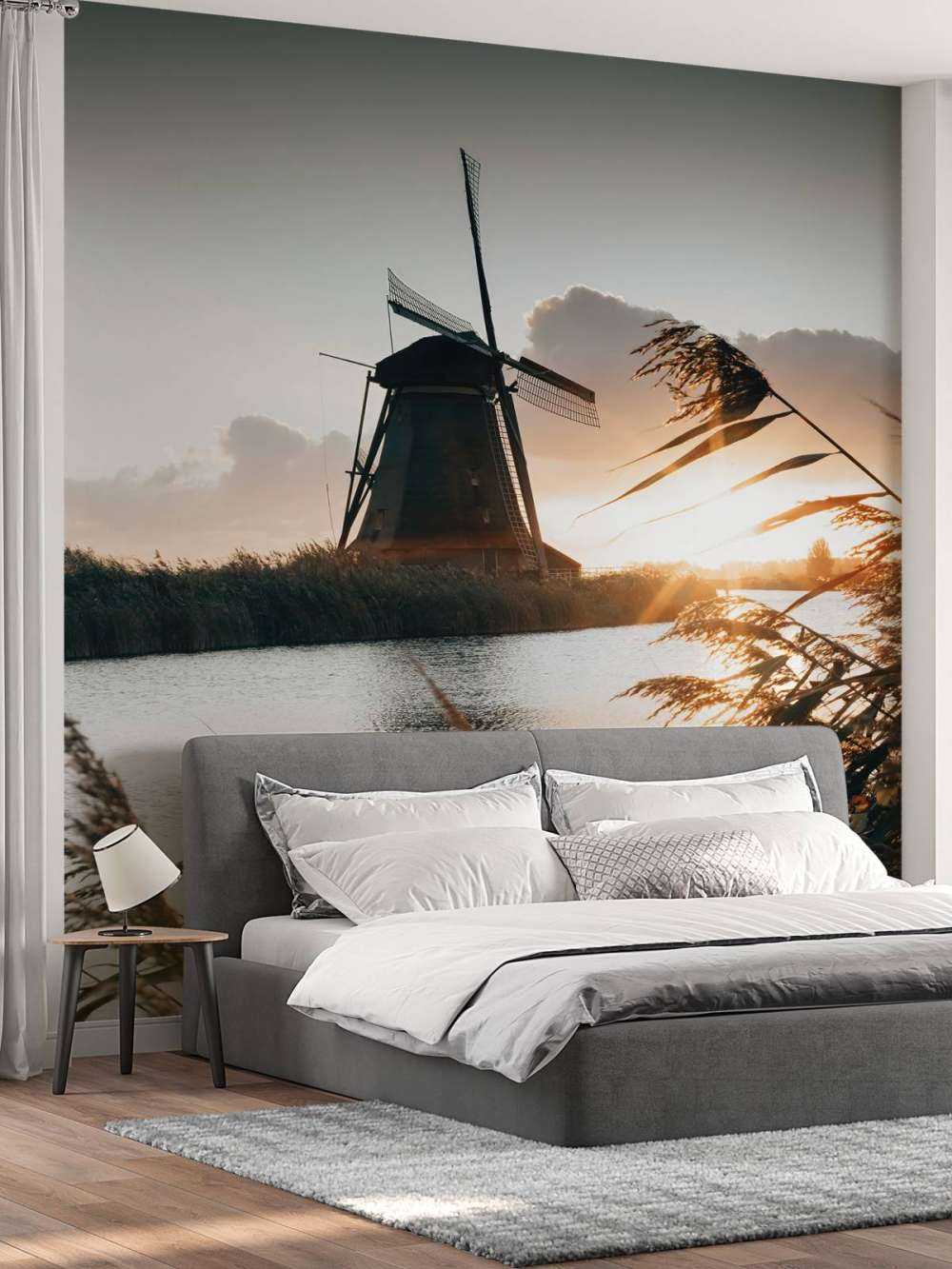 Windmill at sunrise