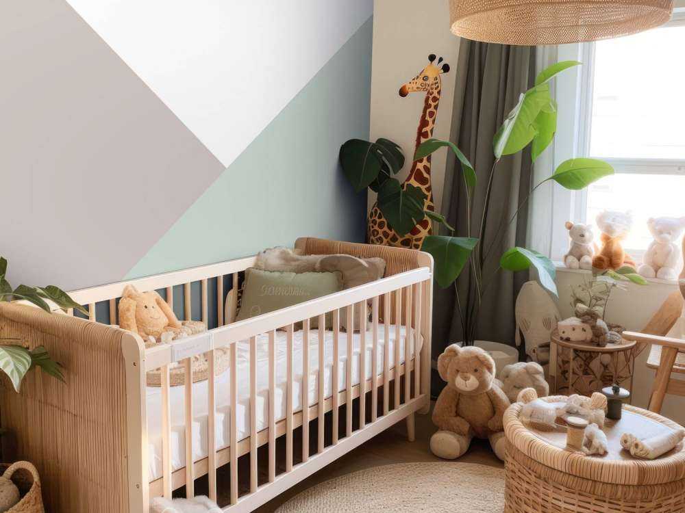 Pastel coloured triangles