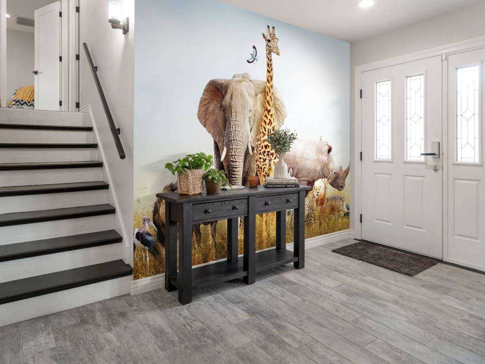 Animals in the savannah