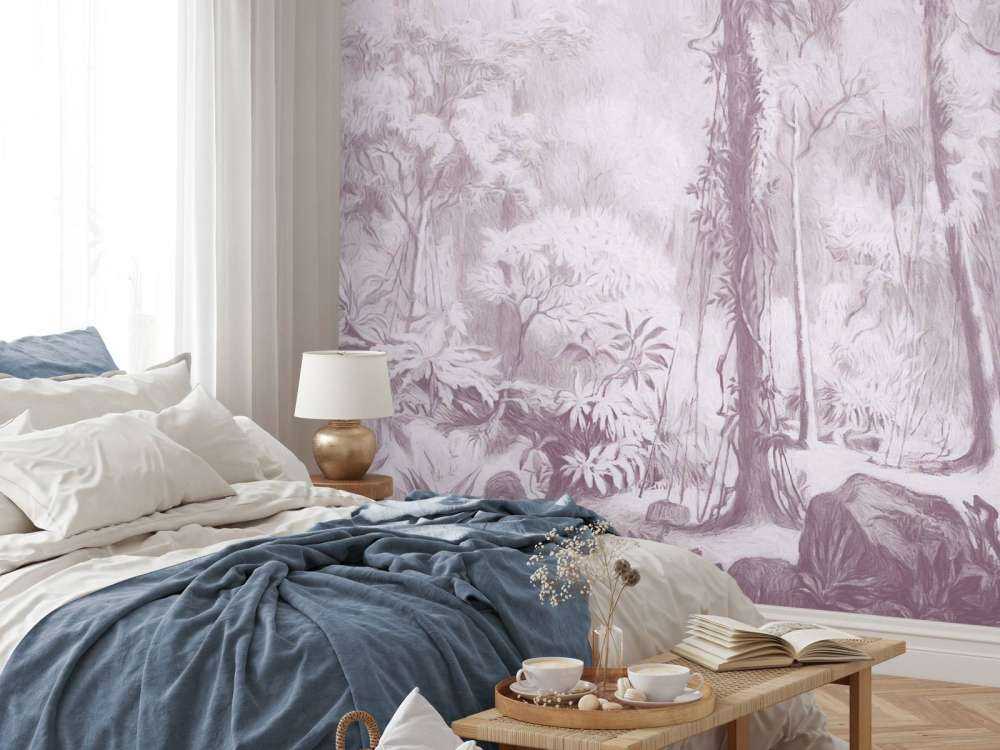 Tropical forest - pink