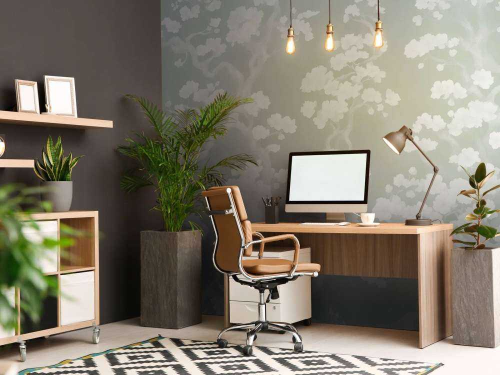 Wonderful blooming forest - mint green