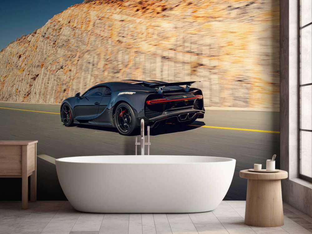 Bugatti Chiron Pur Sport in action