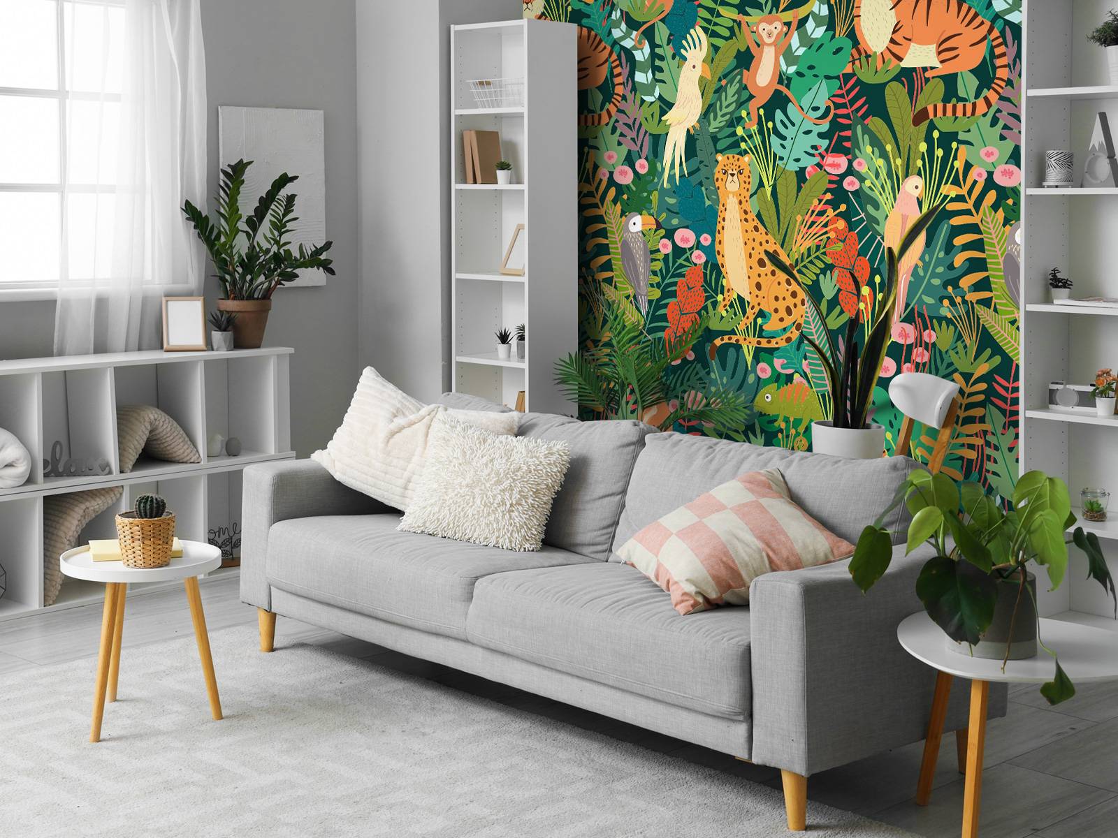 Colourful animals pattern