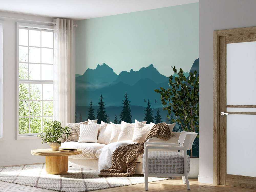 Illustration of forest