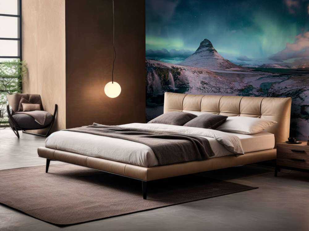 Kirkjufell with northern lights