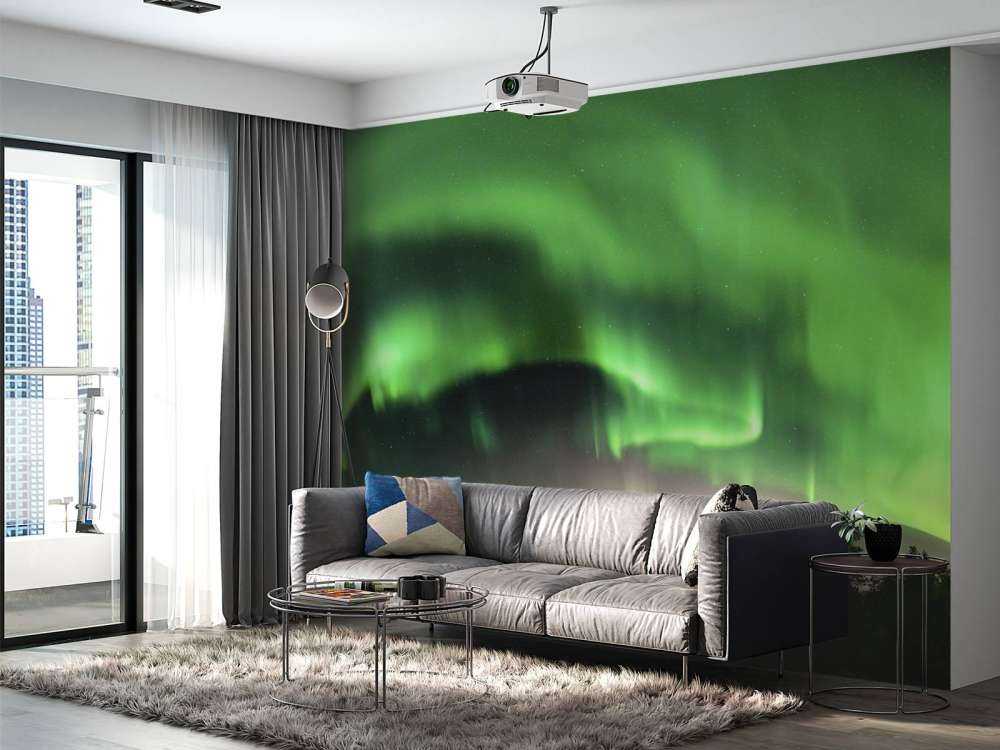Green Aurora Borealis