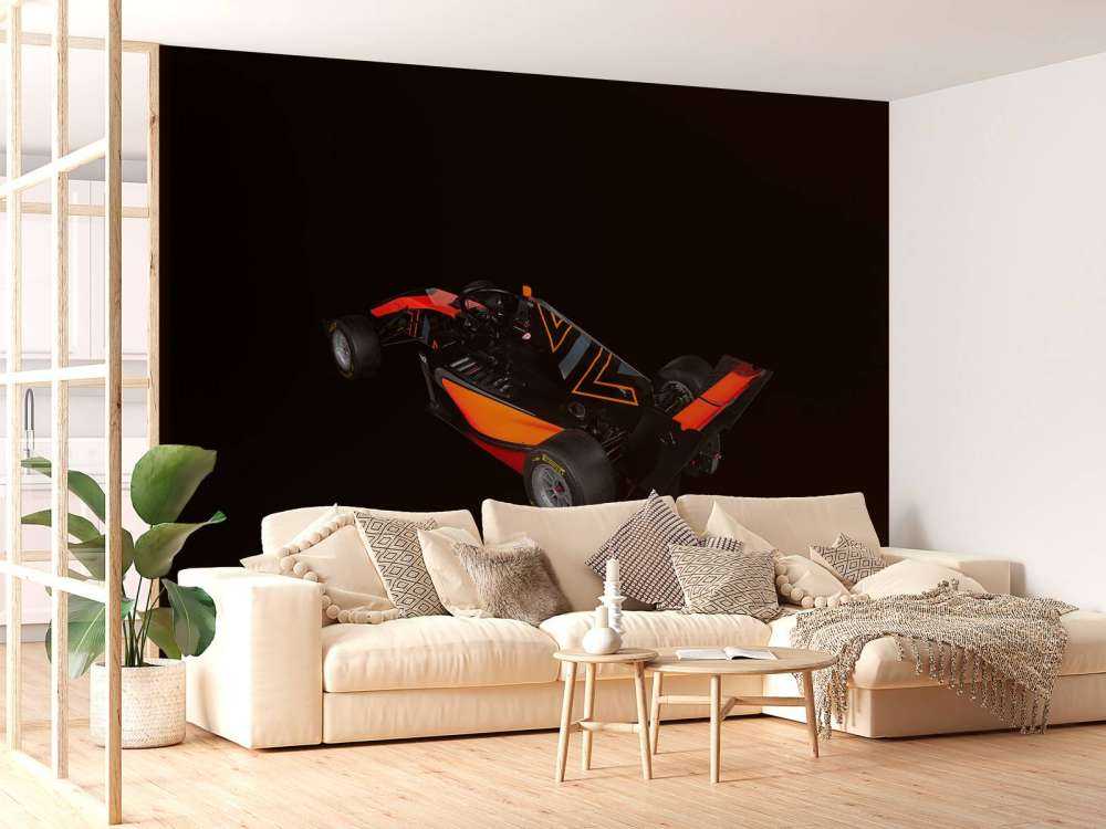 Formula 3 - Rear left view - dark