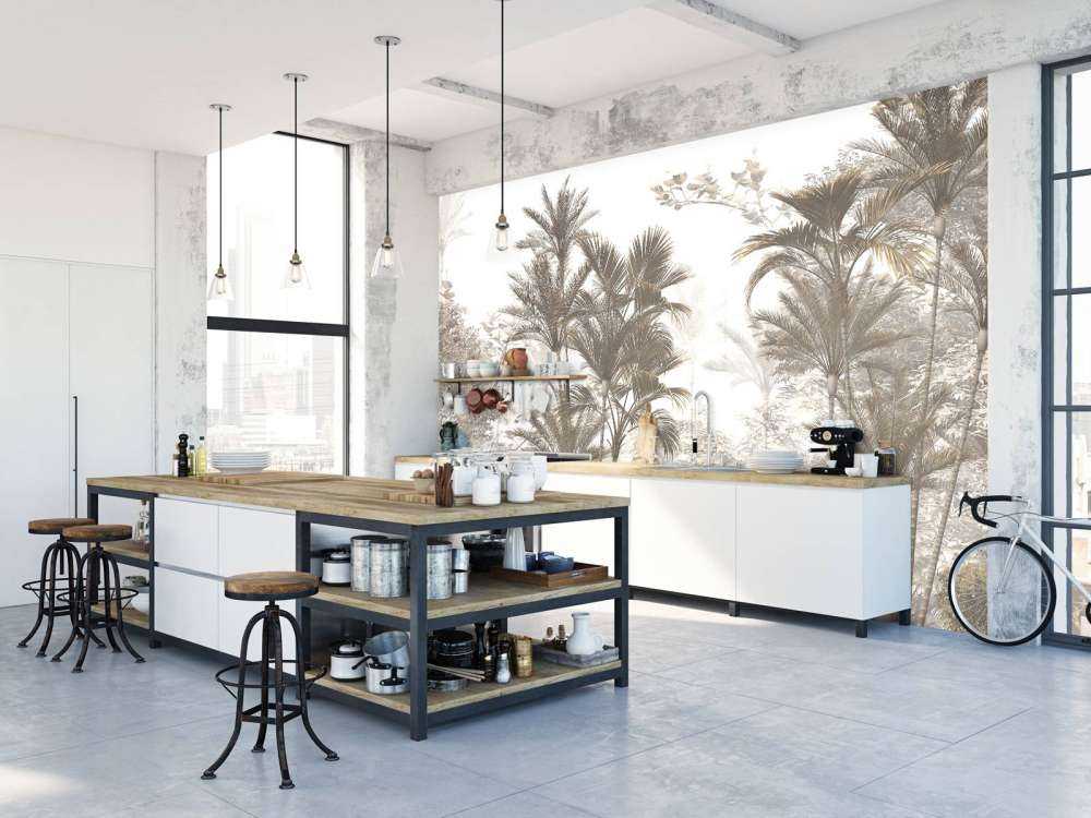 Sunlight through Palms