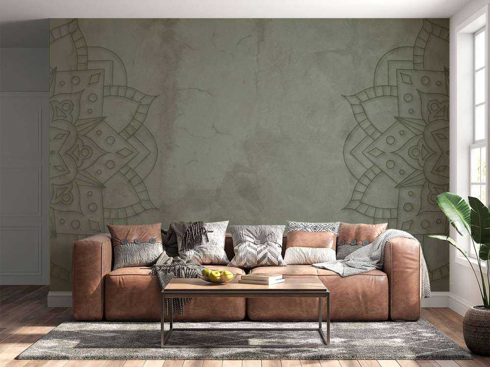 Green Weathered Mandala