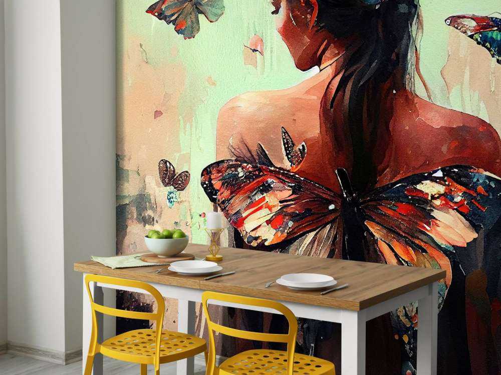 Powerful Butterfly Woman Body #3