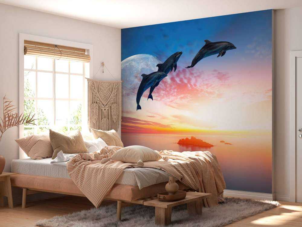 Dolphins in the night