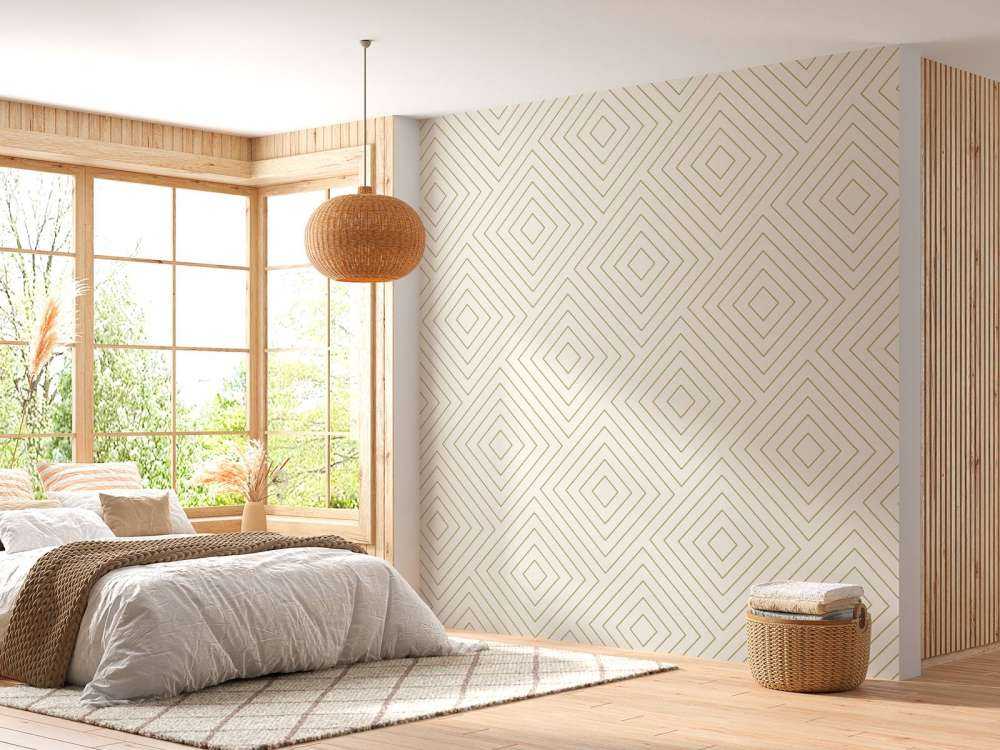 Chevron pattern, white