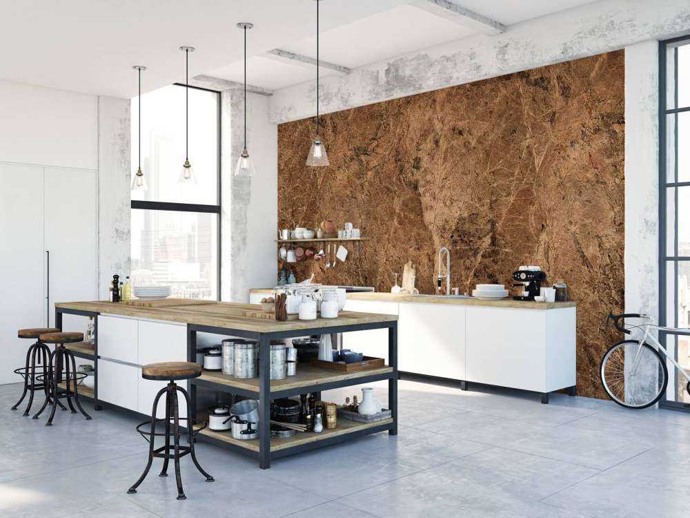 Texture of brown marble