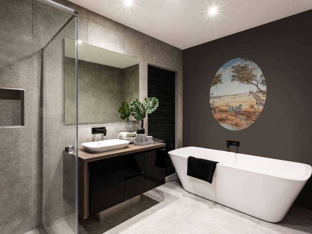 Safari landscape in colour