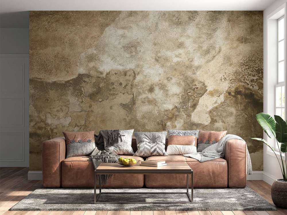 Layered concrete wall