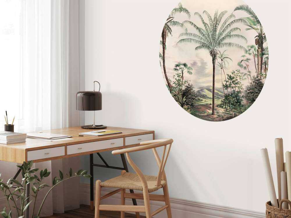 Romantic Tropics Dark Green