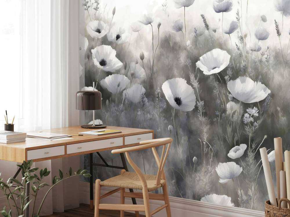 Wildflower dance - gray