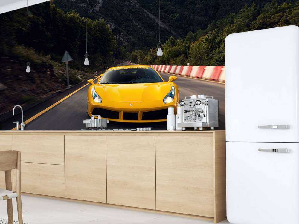 Speed through green mountain passes