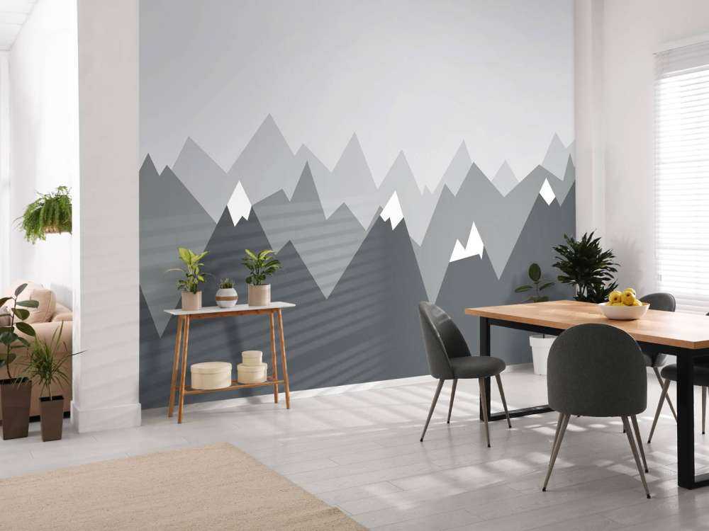 Grey mountains