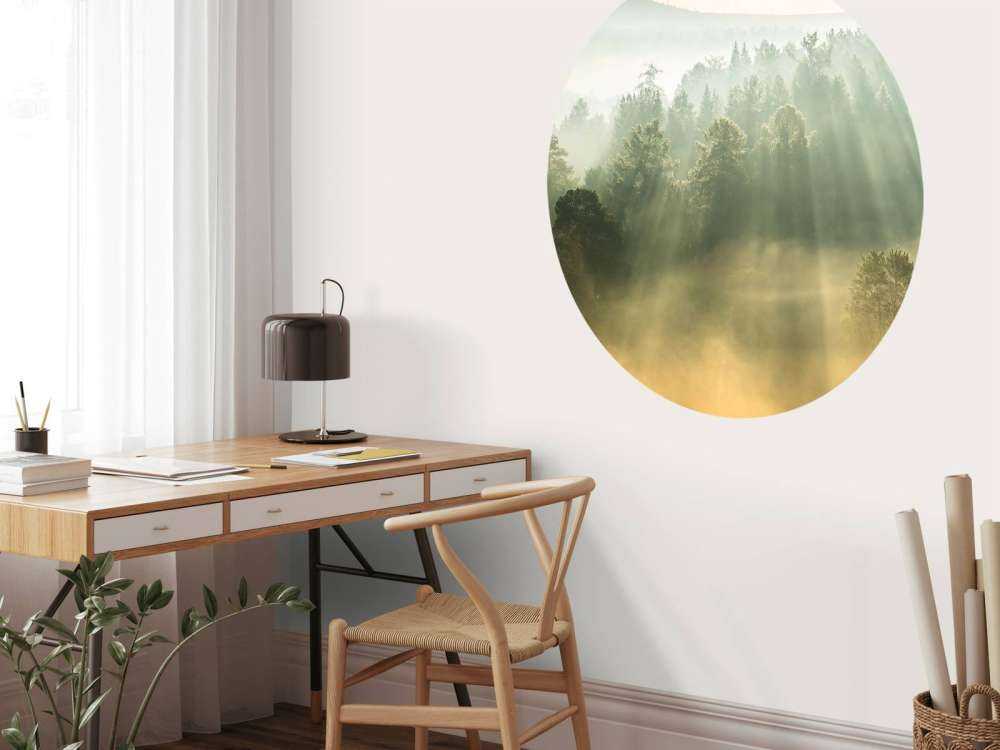 Sunrise between the hills