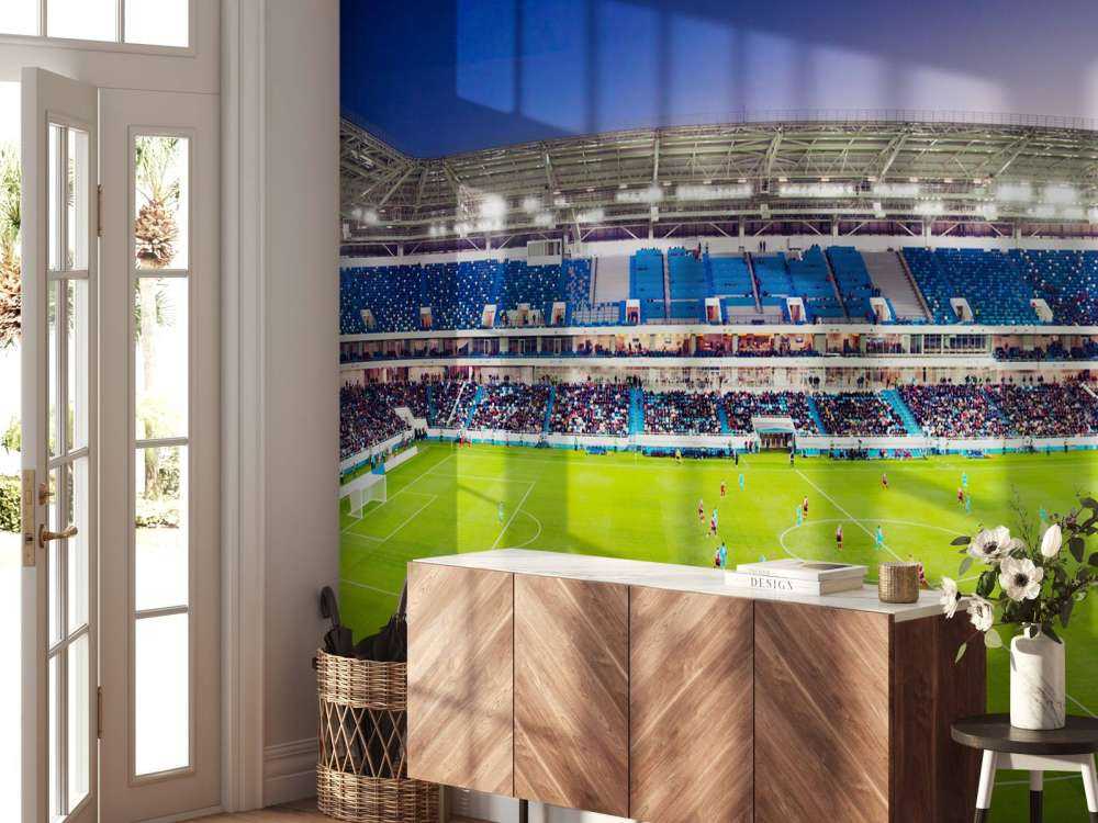 Football stadium panorama