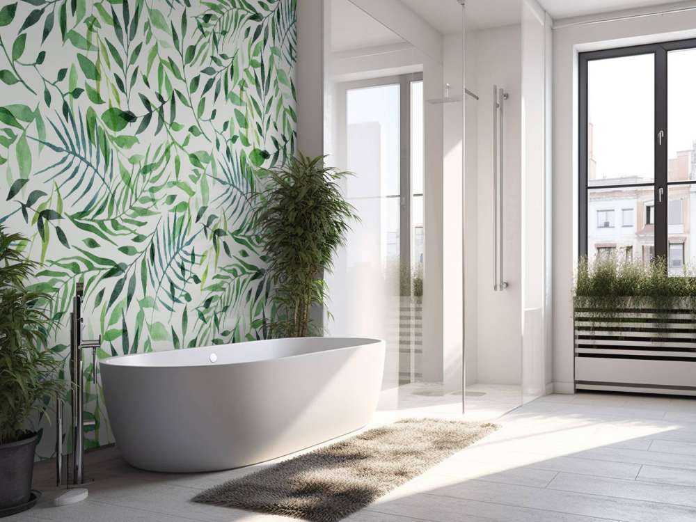 Cheerful pattern, green