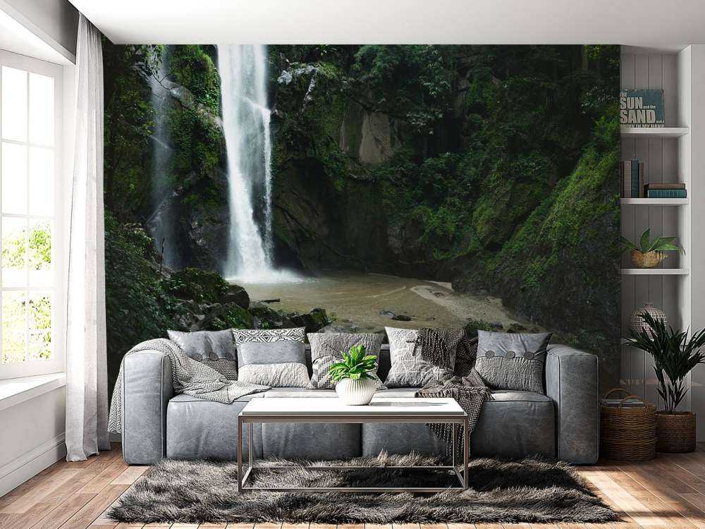 Waterfall in deep forest