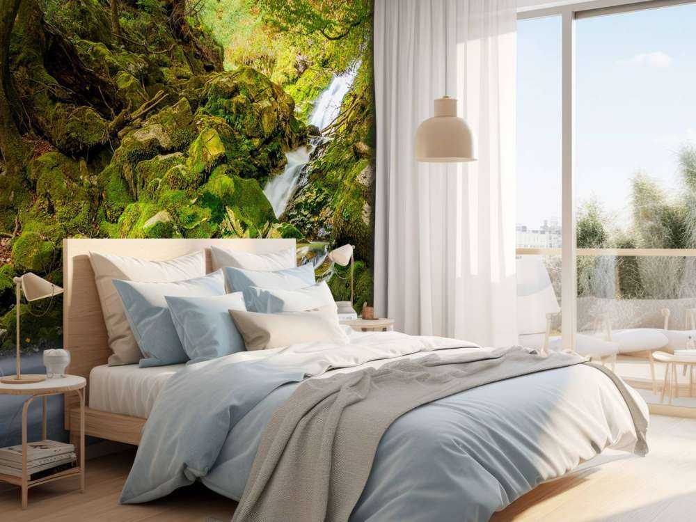 Waterfall in the middle of the forest