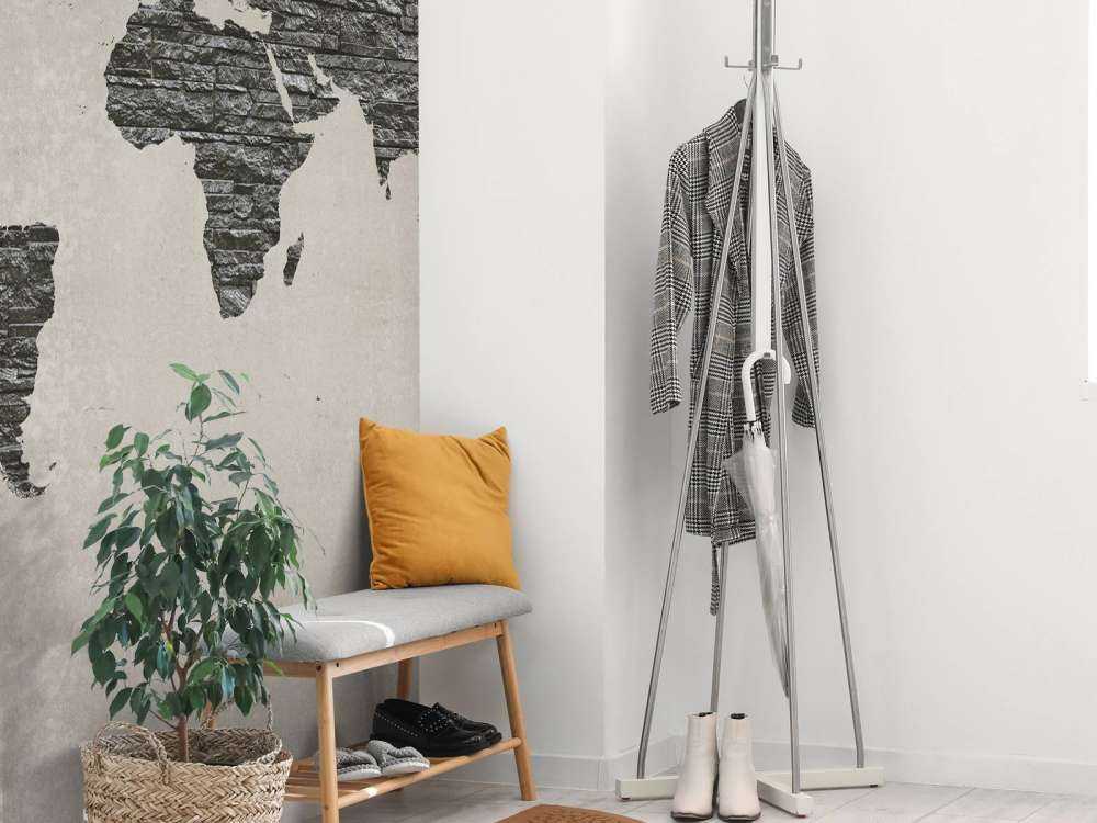 World map dark stones