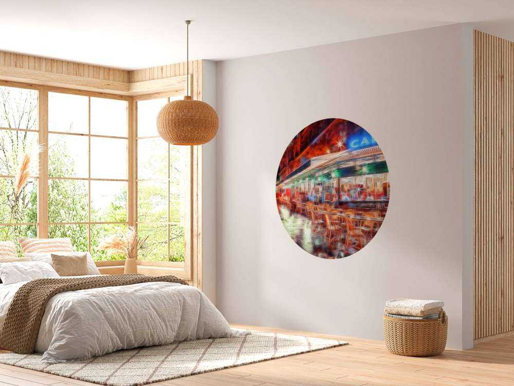 Sidewalk cafe in Paris, France