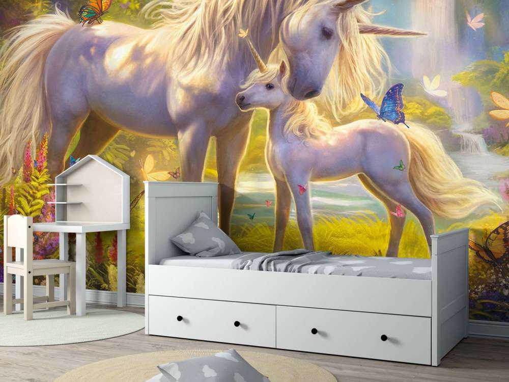 Unicorn And Foal
